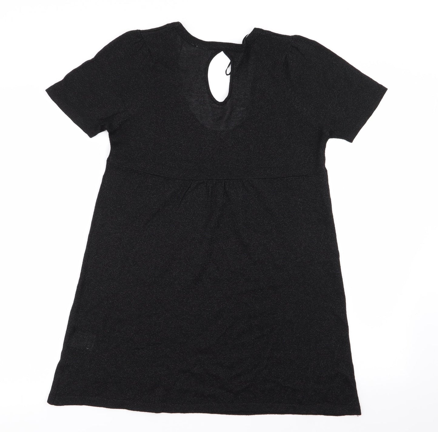 EVIE Womens Black   Basic Blouse Size 12