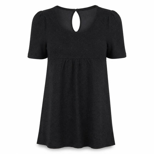 Womens UK Size 12 EVIE Black Basic Blouse