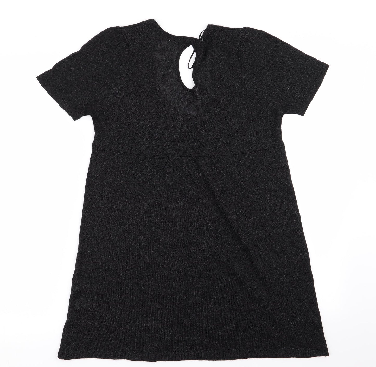 EVIE Womens Black   Basic Blouse Size 12