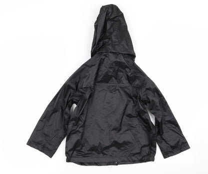 wetplay Boys Black   Rain Coat Coat Size 3-4 Years