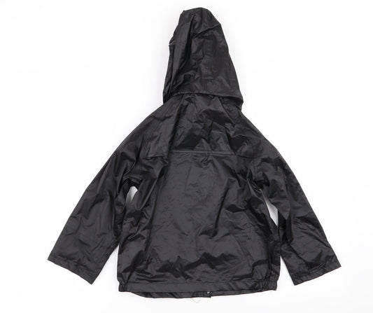 wetplay Boys Black   Rain Coat Coat Size 3-4 Years