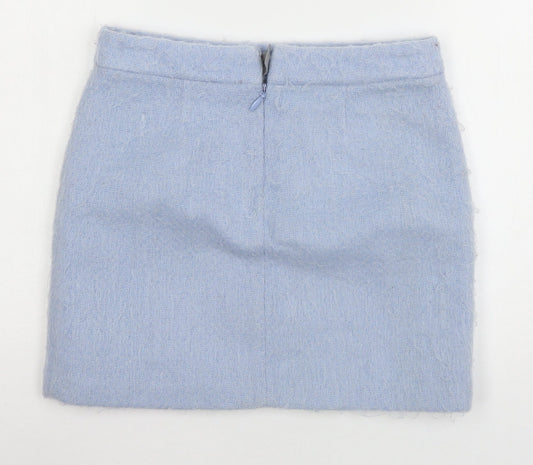 Dorothy Perkins Womens Blue   A-Line Skirt Size 8