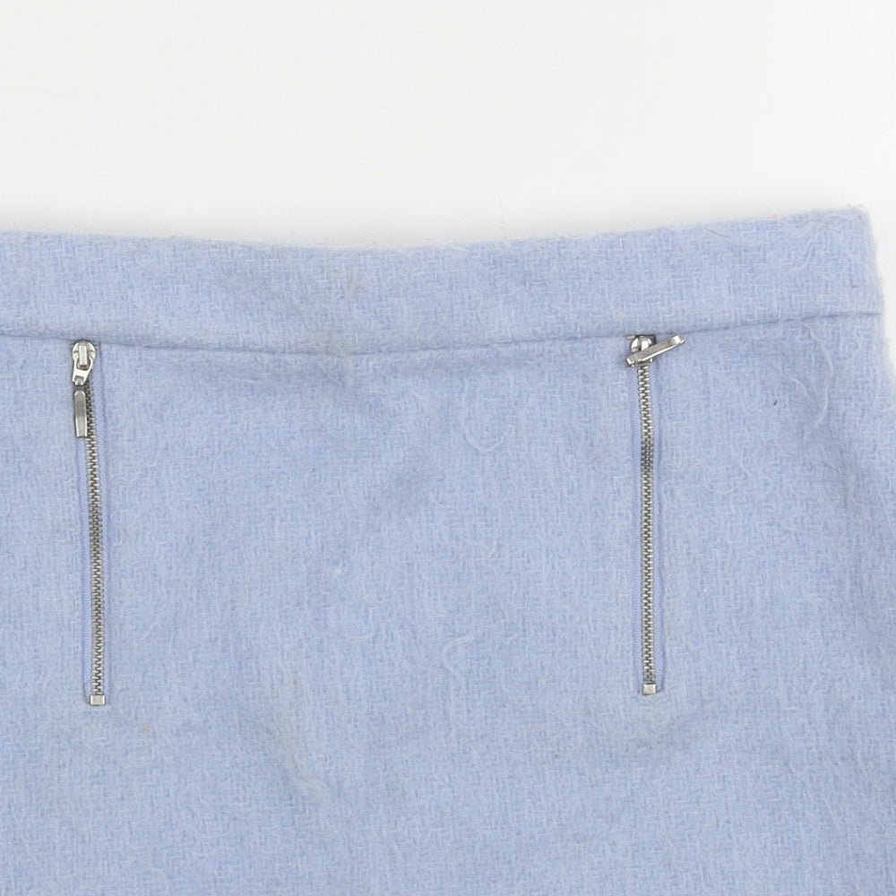 Dorothy Perkins Womens Blue   A-Line Skirt Size 8
