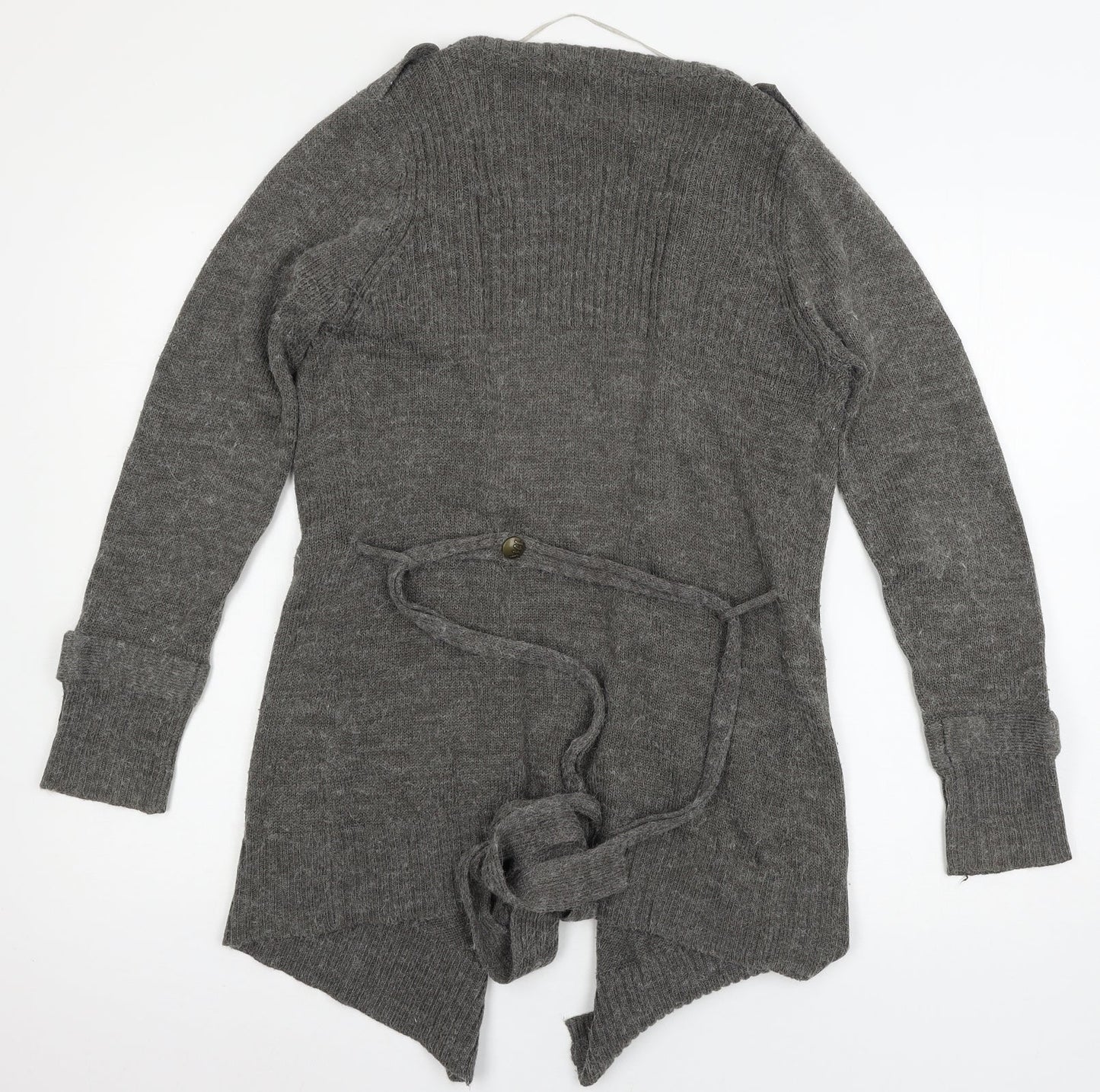 George Womens Grey  Knit Cardigan Jumper Size 10