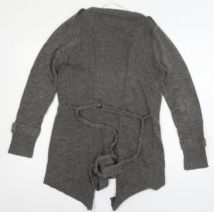 George Womens Grey  Knit Cardigan Jumper Size 10