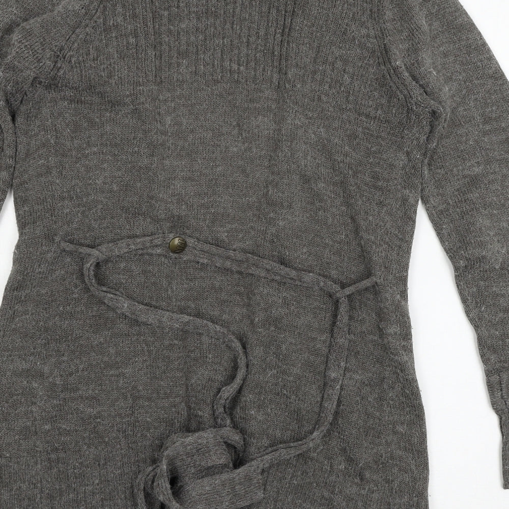 George Womens Grey  Knit Cardigan Jumper Size 10