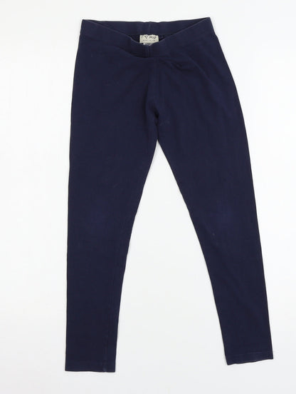 NEXT Girls Blue  Jersey Jogger Trousers Size 11 Years