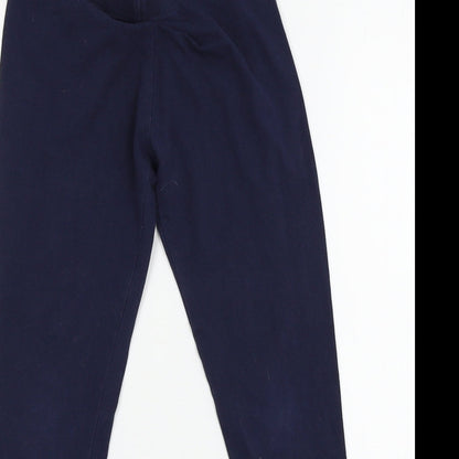 NEXT Girls Blue  Jersey Jogger Trousers Size 11 Years