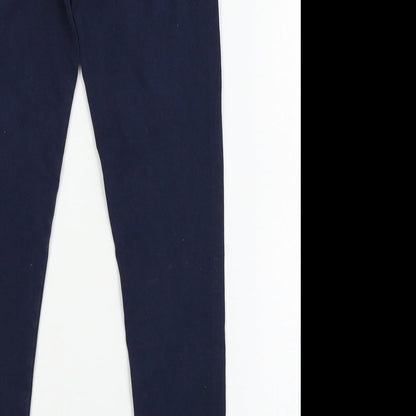 NEXT Girls Blue  Jersey Jogger Trousers Size 11 Years