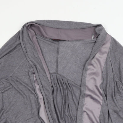 Womens UK Size 14 Miss Selfridge Grey Cardigan Jumper