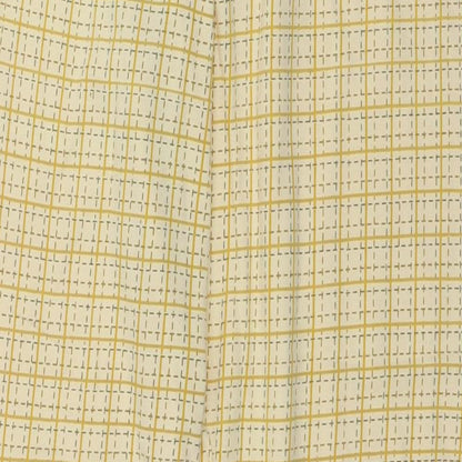 Depar Womens Yellow Geometric Jersey Top Pyjama Set Size M