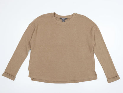 Primark Womens Brown  Jersey Pullover Sweatshirt Size 10