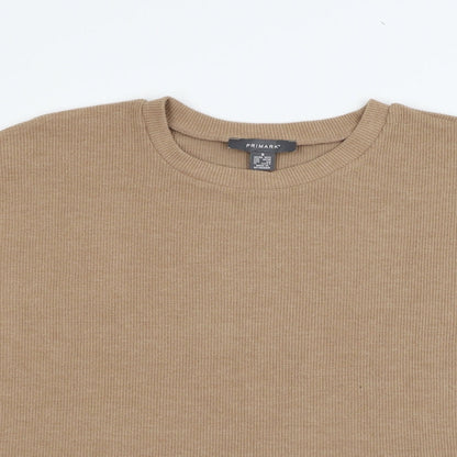 Primark Womens Brown  Jersey Pullover Sweatshirt Size 10