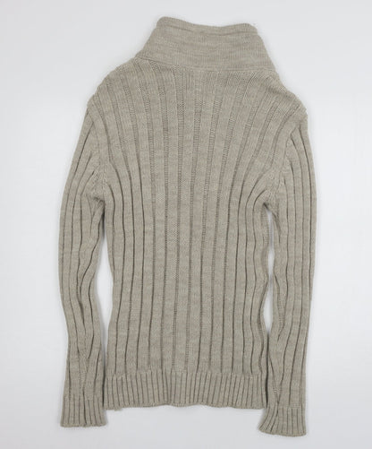 Vangalla Womens Grey  Knit Pullover Jumper Size S