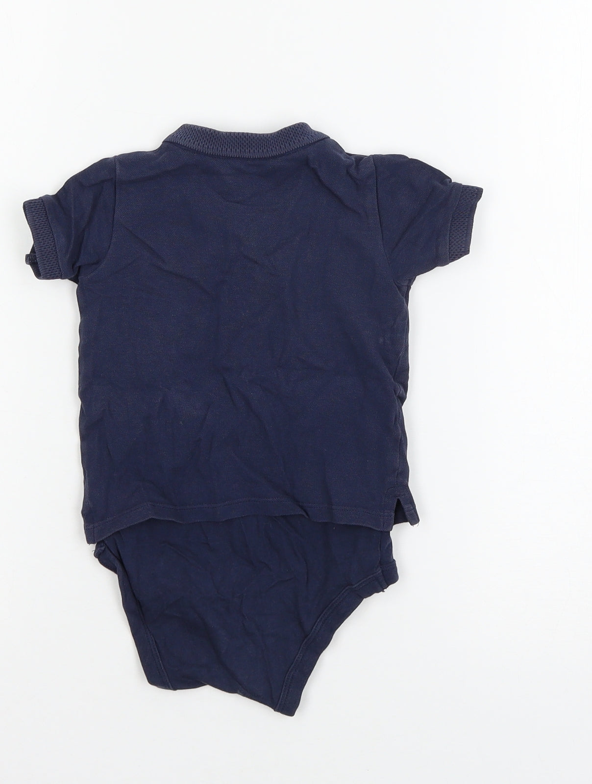 TU Boys Blue  Jersey Babygrow One-Piece Size 12-18 Months