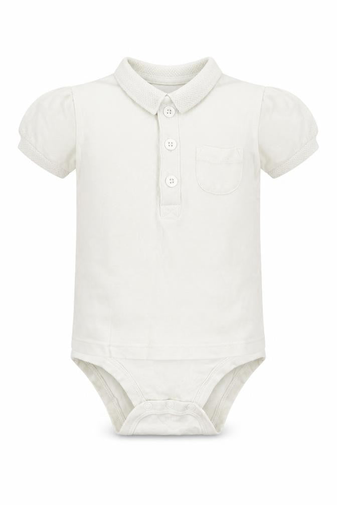 Tu Baby White  Jersey Babygrow One-Piece Size 12-18 Months