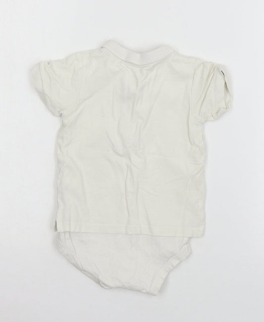 TU Baby White  Jersey Babygrow One-Piece Size 12-18 Months