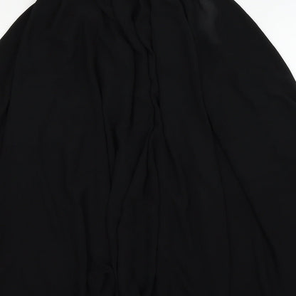 Gossip Womens Black  Chiffon Basic Tank Size M