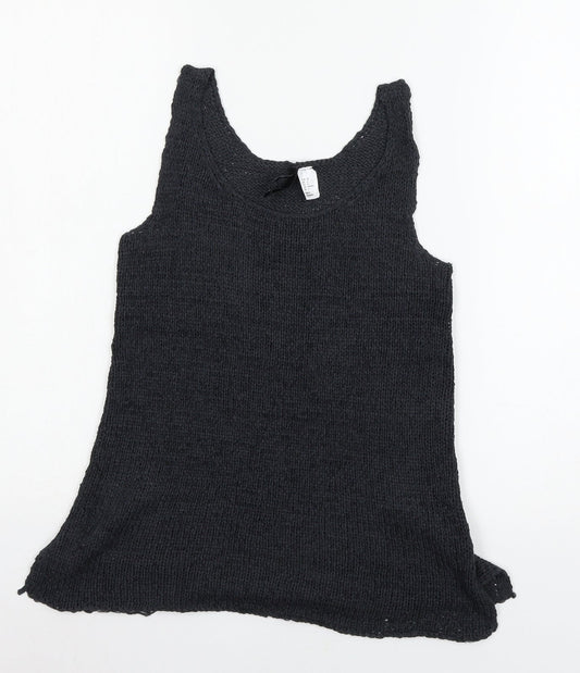 Womens UK Size 6 Divided Grey Basic Tank