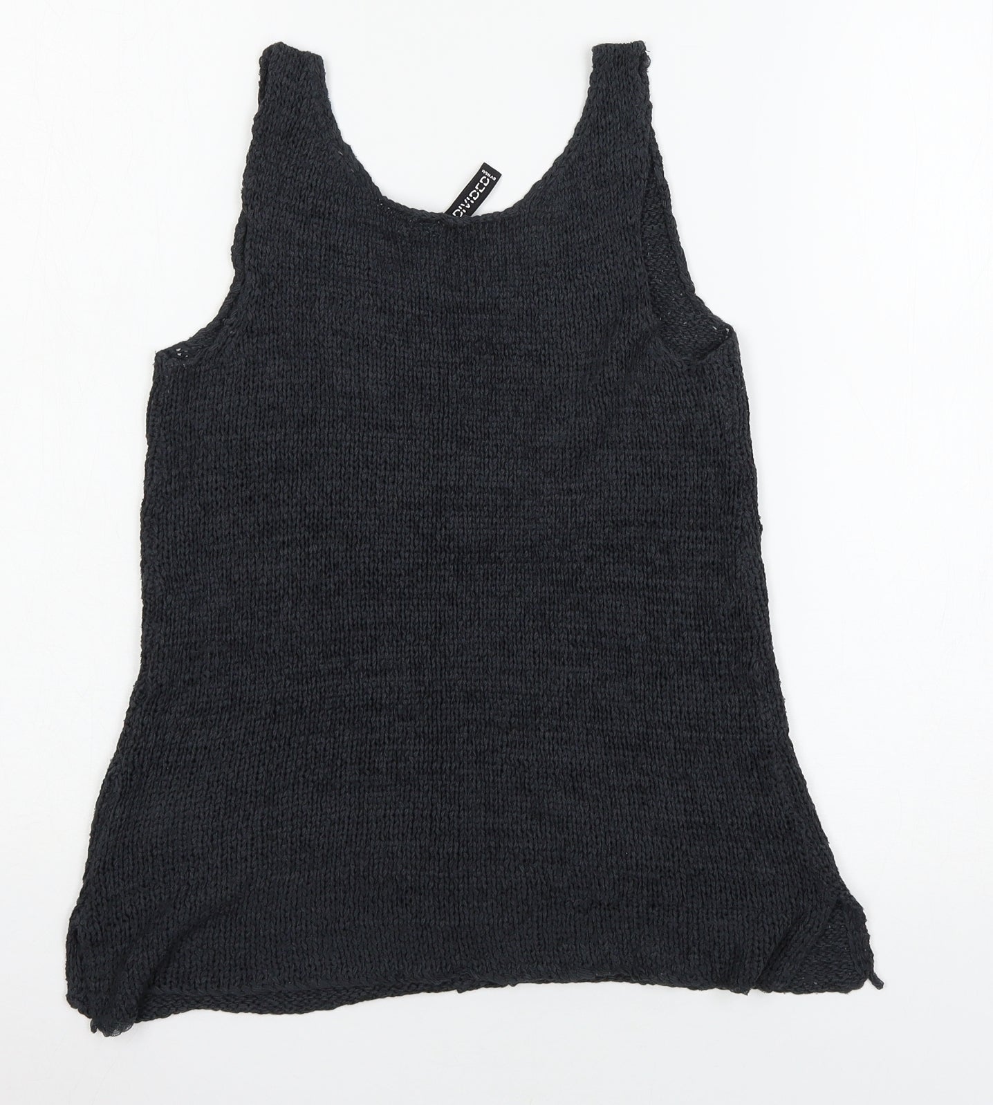 Womens UK Size 6 Divided Grey Basic Tank