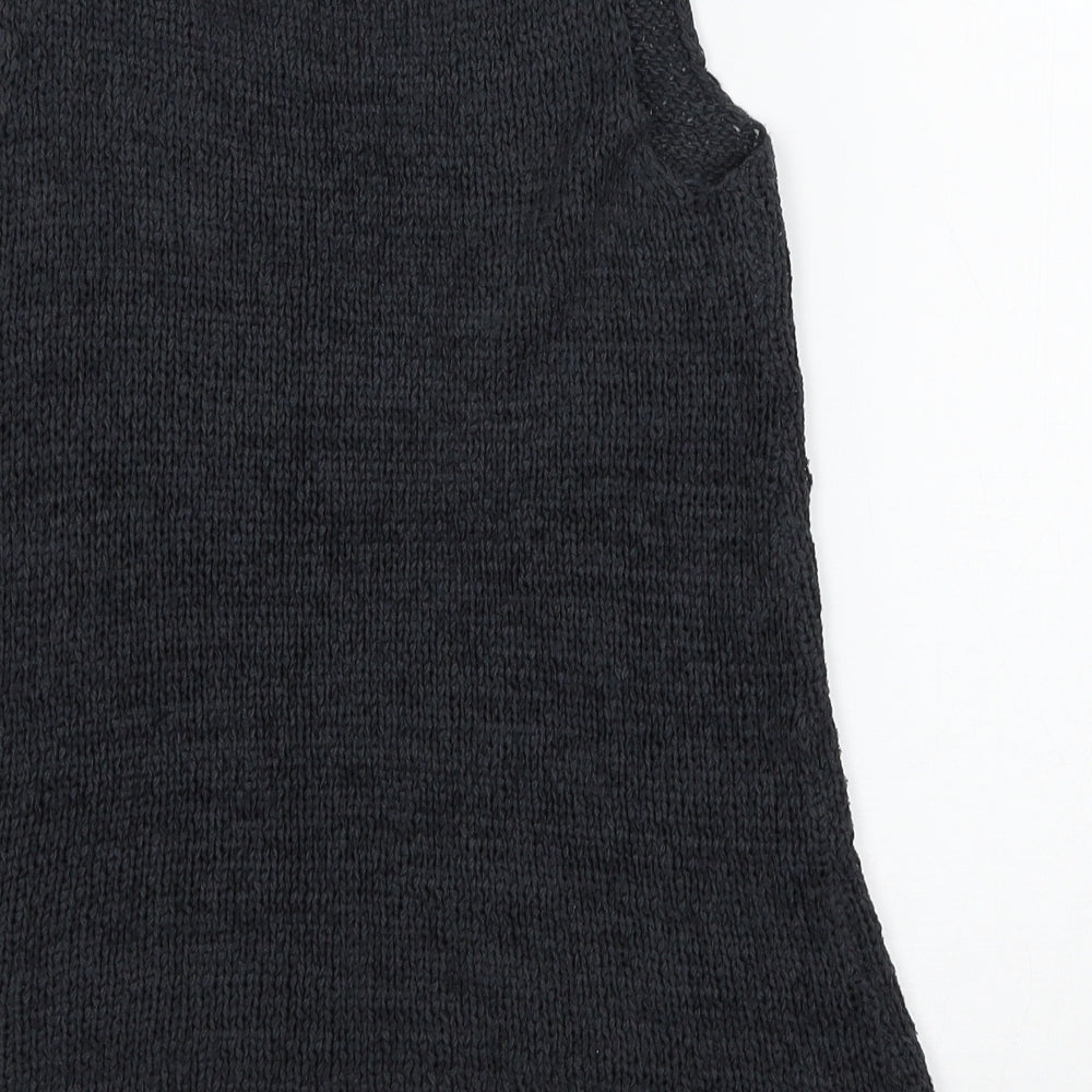 Womens UK Size 6 Divided Grey Basic Tank