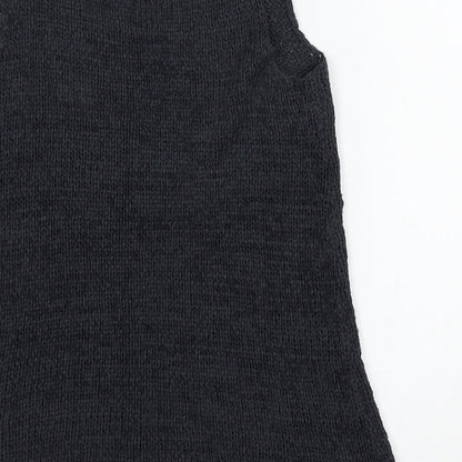 Womens UK Size 6 Divided Grey Basic Tank