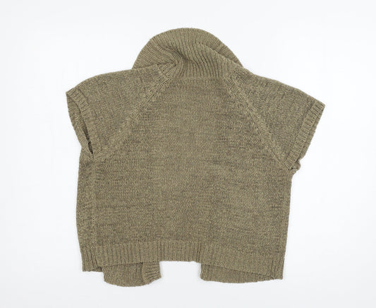TU Womens Brown  Knit Cardigan Jumper Size 12