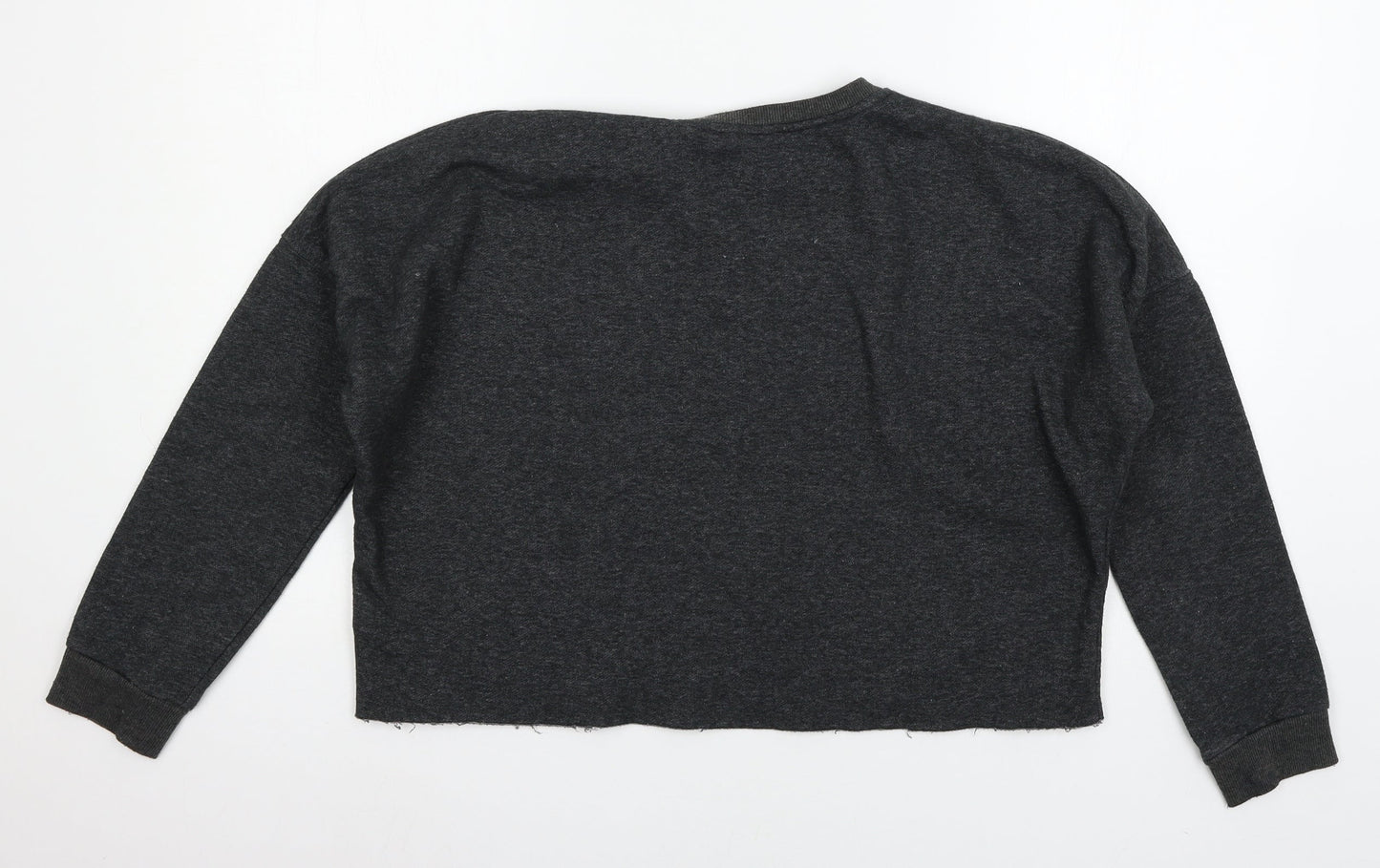 Primark Womens Grey  Jersey Pullover Sweatshirt Size 6