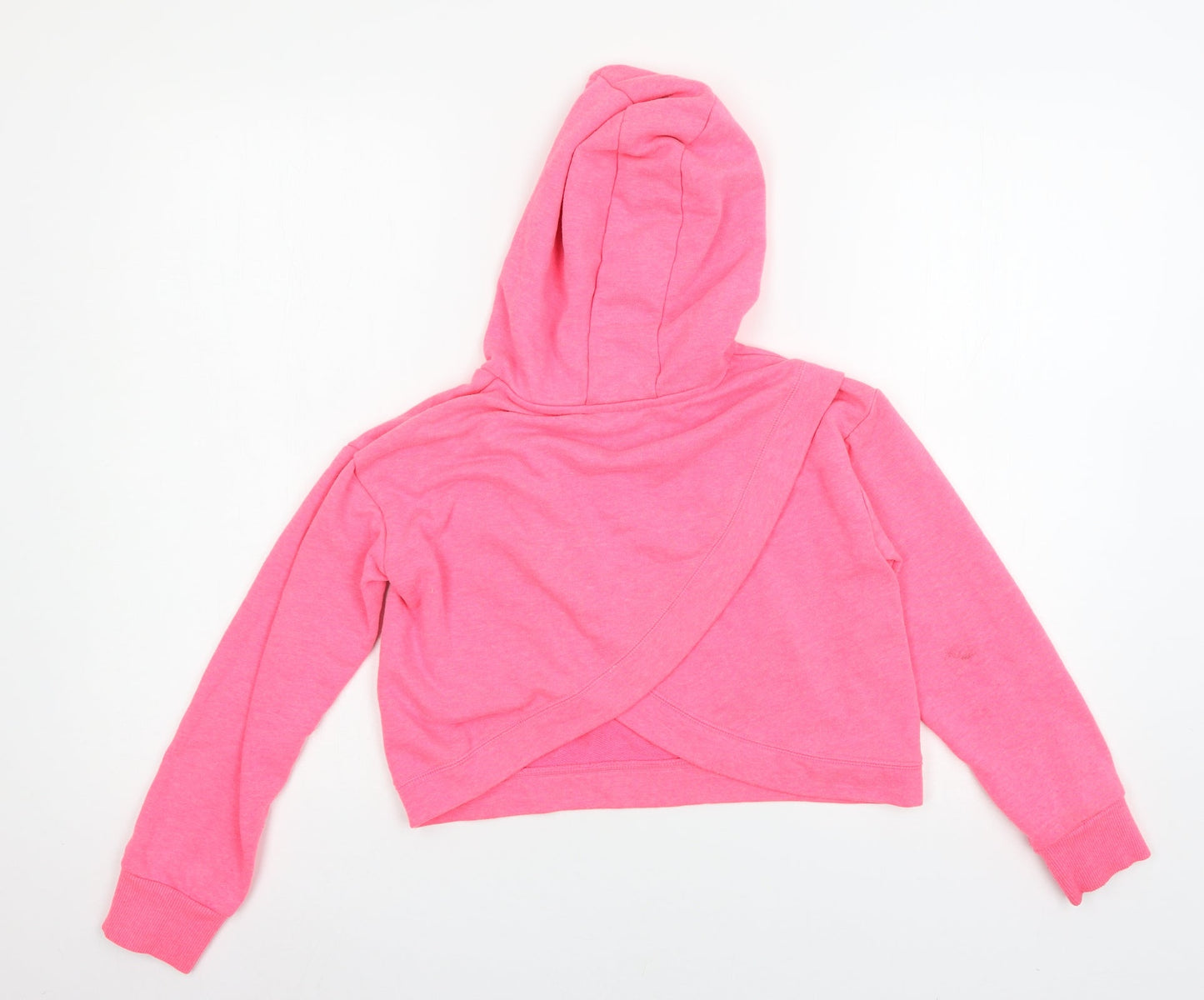 Dunnes Girls Pink  Jersey Pullover Hoodie Size 10-11 Years  - Great love