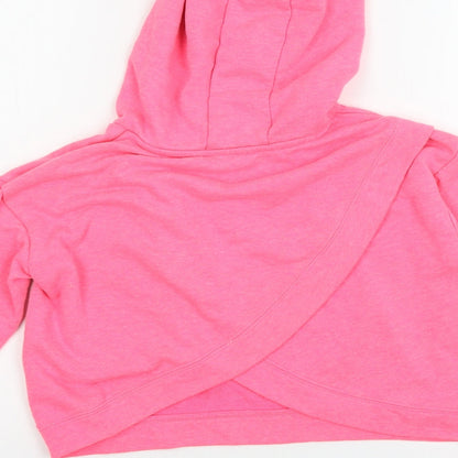 Dunnes Girls Pink  Jersey Pullover Hoodie Size 10-11 Years  - Great love