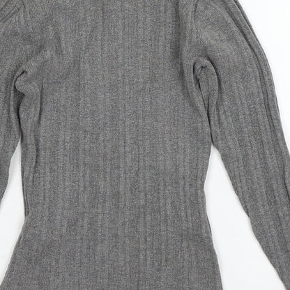 Primark Womens Grey  Knit Pullover Jumper Size 10