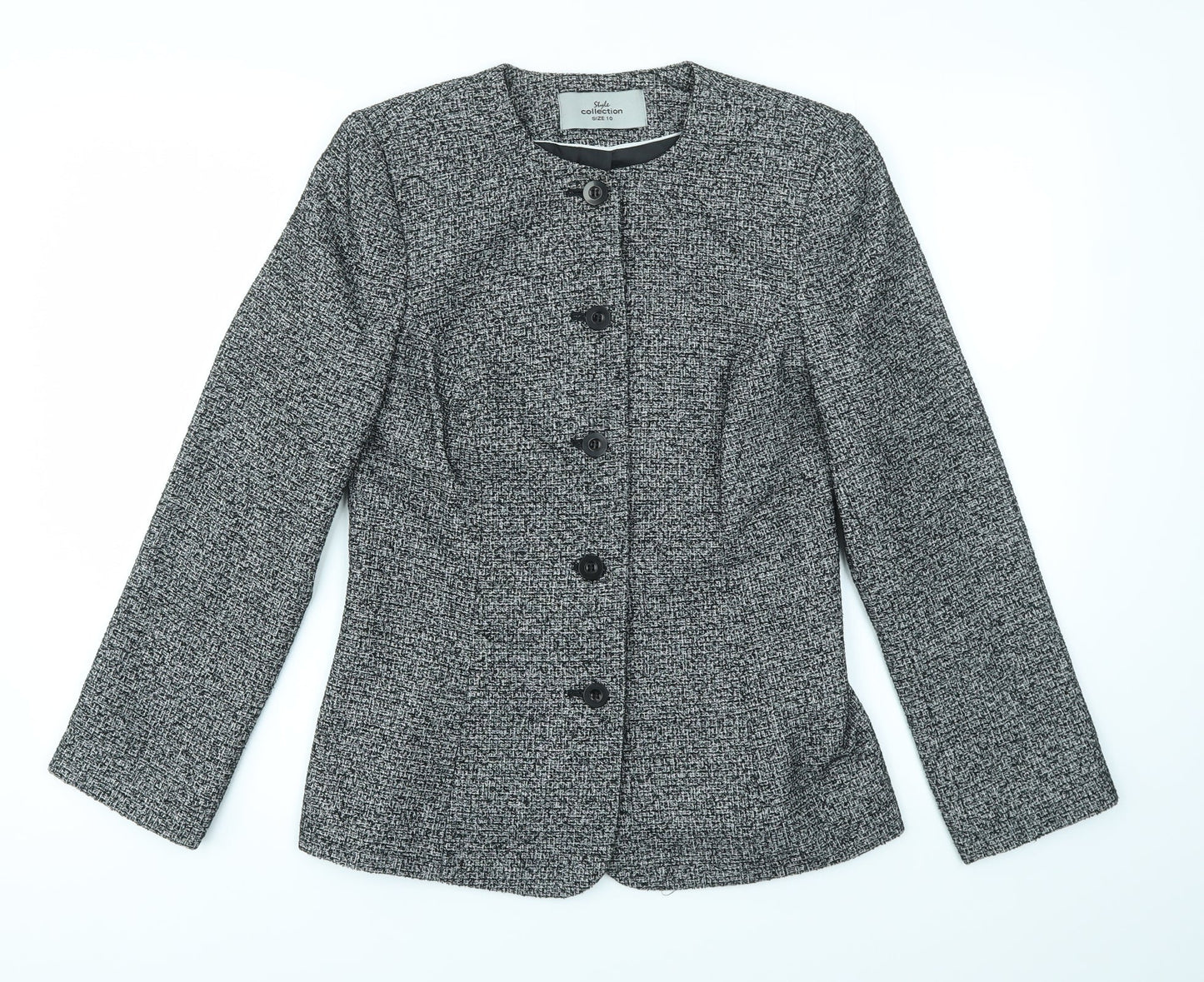 style collection Womens Grey   Jacket Blazer Size 10