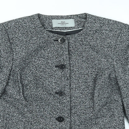 style collection Womens Grey   Jacket Blazer Size 10