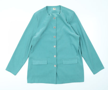 Travelling Light Womens Blue   Jacket Blazer Size L