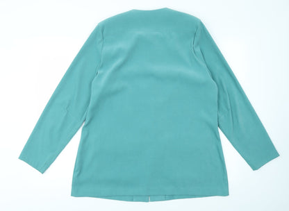 Travelling Light Womens Blue   Jacket Blazer Size L