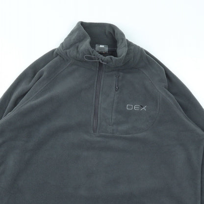 DEX Mens Grey   Pullover Sweatshirt Size M