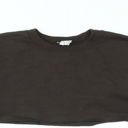 Womens UK Size M Nasty Gal Brown Pullover Jumper