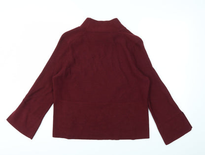 Womens UK Size 8 Debenhams Red Pullover Jumper