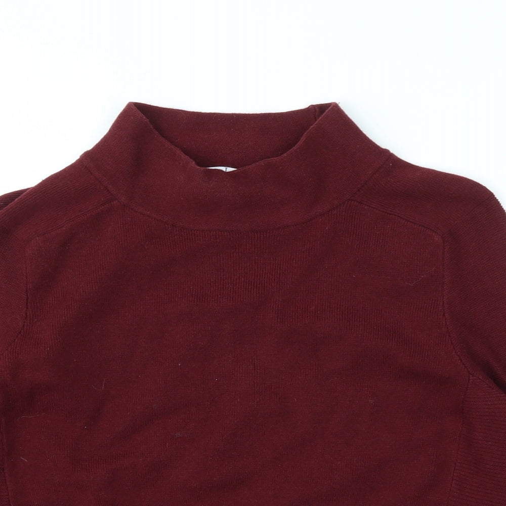 Womens UK Size 8 Debenhams Red Pullover Jumper