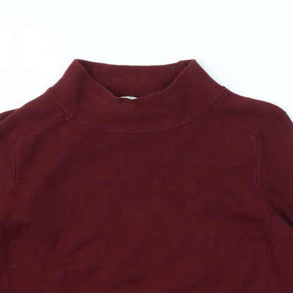 Womens UK Size 8 Debenhams Red Pullover Jumper