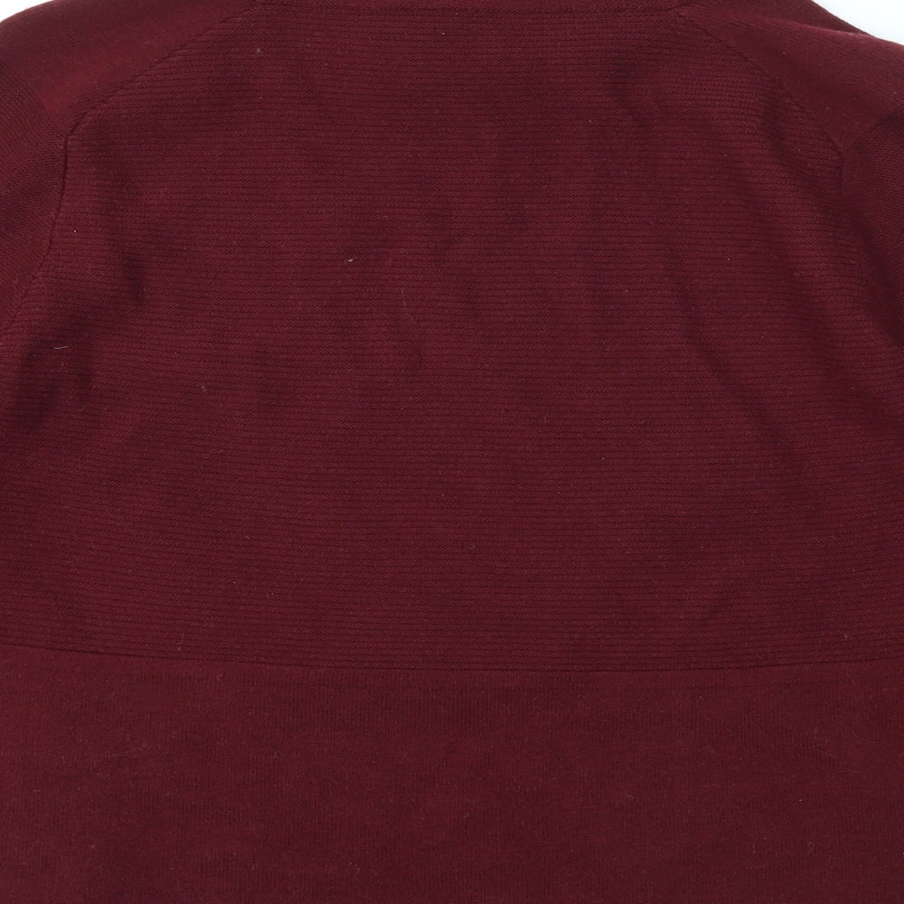Womens UK Size 8 Debenhams Red Pullover Jumper