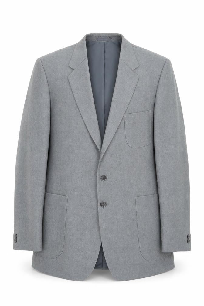 Mens UK Size 42 Preworn Regular Grey Suit Jacket