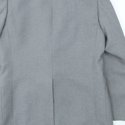 Mens UK Size 42 Preworn Regular Grey Suit Jacket