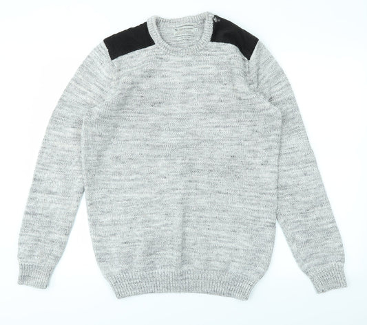 TU Mens Grey   Pullover Sweatshirt Size S