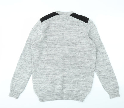 TU Mens Grey   Pullover Sweatshirt Size S