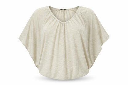 Womens UK Size 16 M&Co Gold Basic T-Shirt