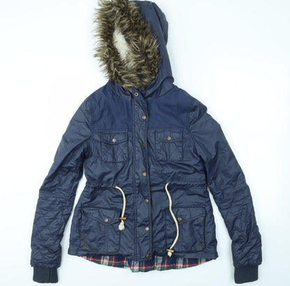 Blonde & Blonde Womens Blue   Jacket Coat Size 8