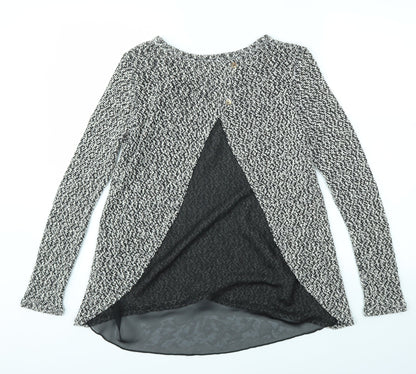 COIN 1804 Womens Grey   Basic T-Shirt Size L