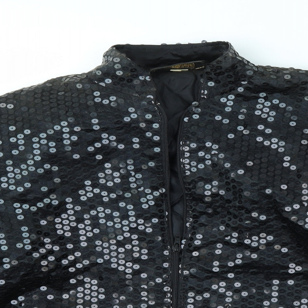 ST DENIES Womens Black   Gilet Coat One Size