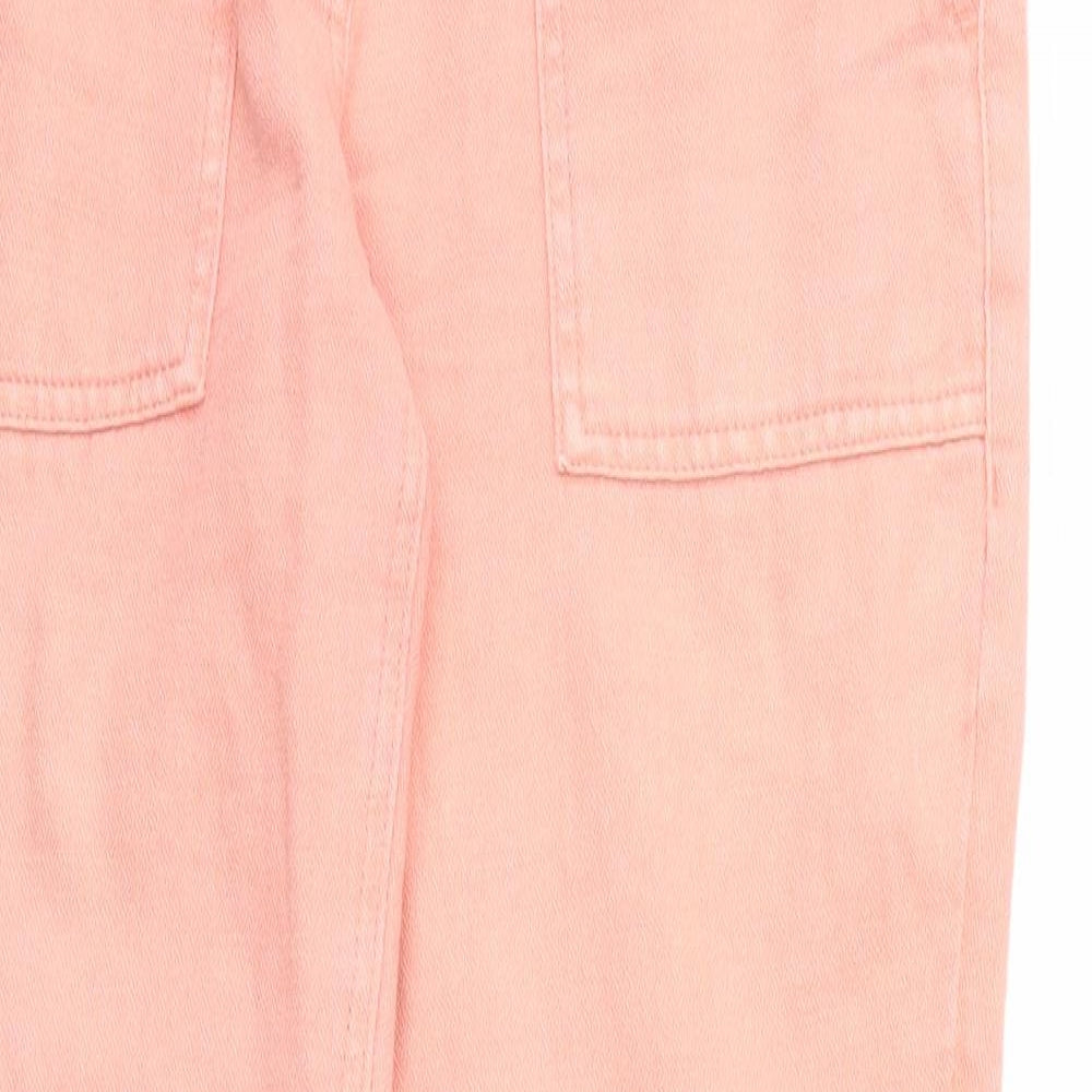 NEXT Womens Orange   Straight Jeans Size 10 L28 in